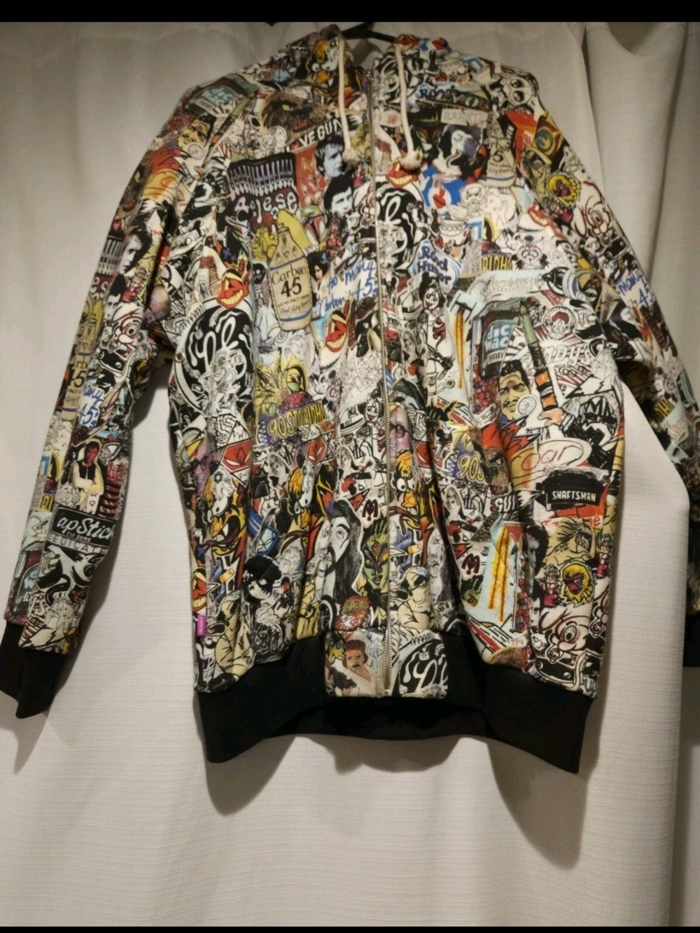 Mishka Multicolor Graphic Zip Hoodie Jacket